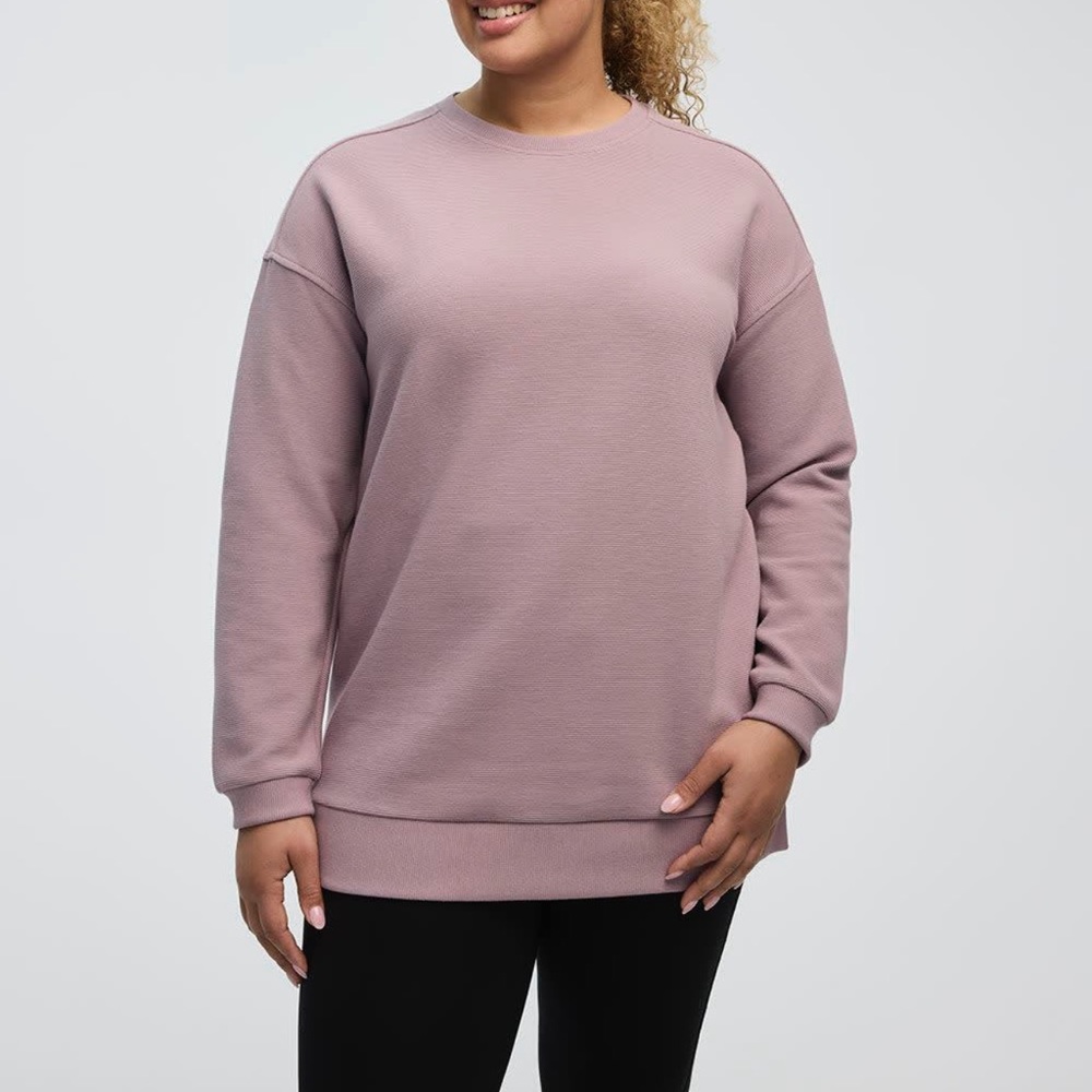 Soft Mauve Crew Neck Sweater